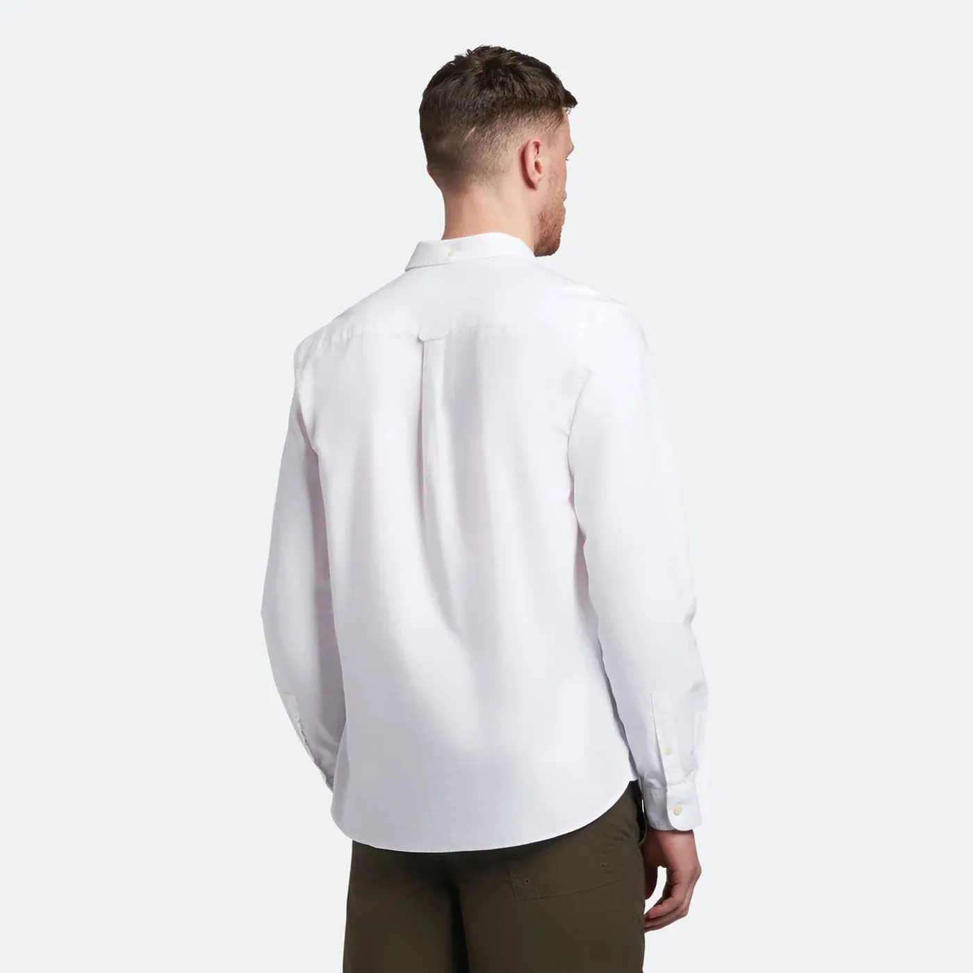 Lyle & Scott Regular Fit Light Weight Oxford Shirt White