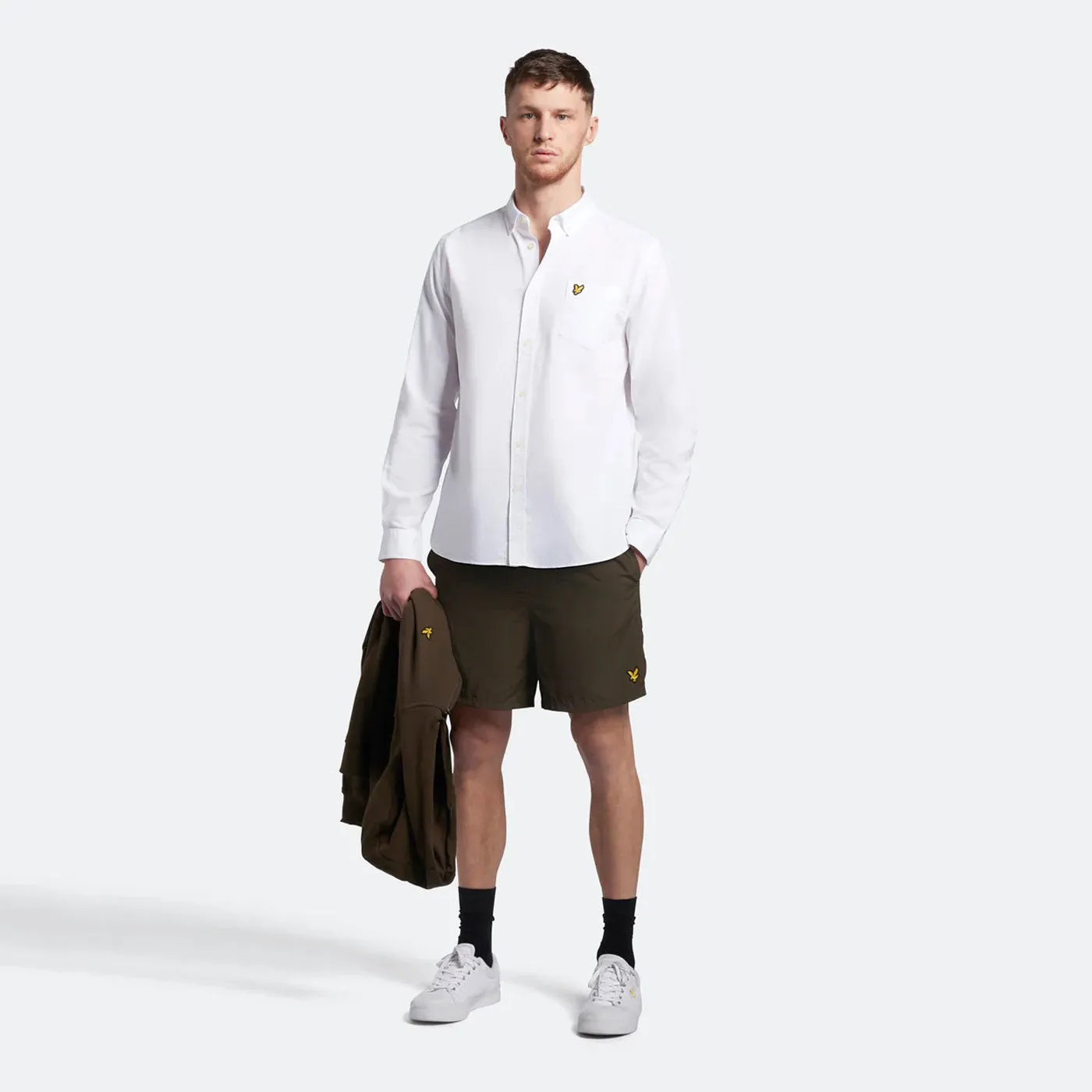 Lyle & Scott Regular Fit Light Weight Oxford Shirt White