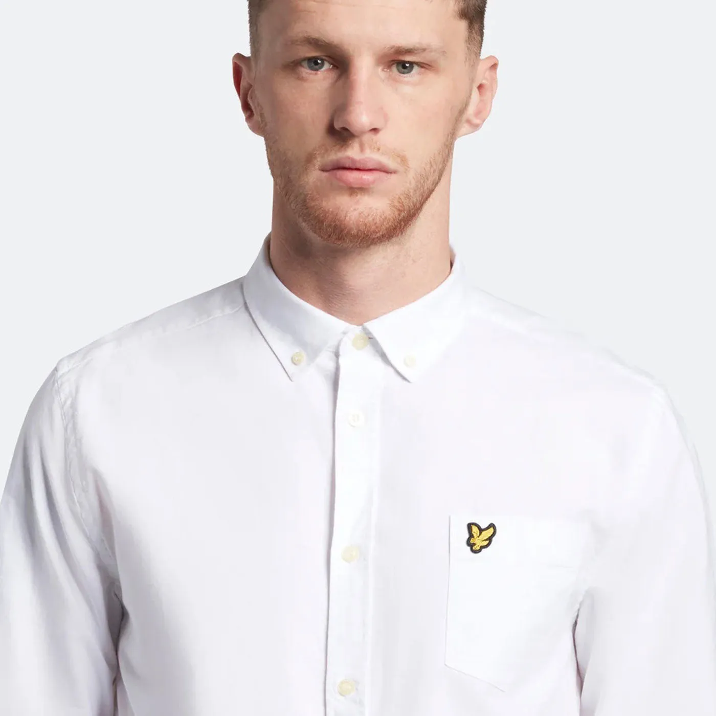 Lyle & Scott Regular Fit Light Weight Oxford Shirt White