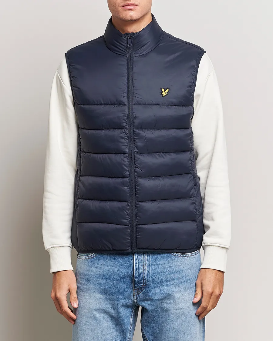 Lyle & Scott Wadded Gilet Dark Navy