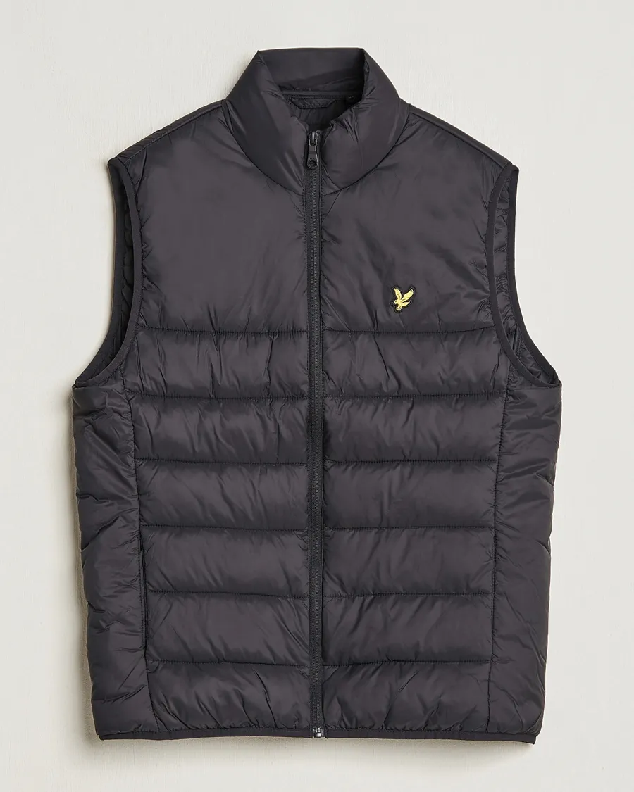 Lyle & Scott Wadded Gilet Jet Black