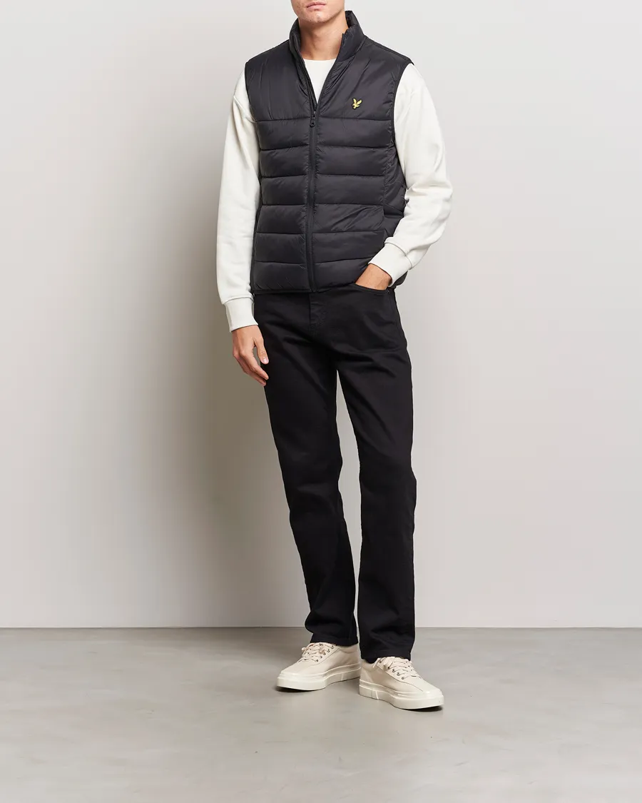 Lyle & Scott Wadded Gilet Jet Black