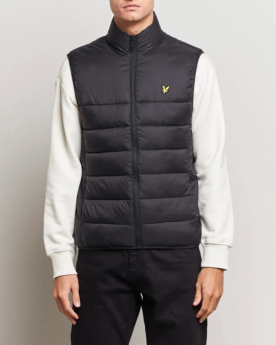 Lyle & Scott Wadded Gilet Jet Black