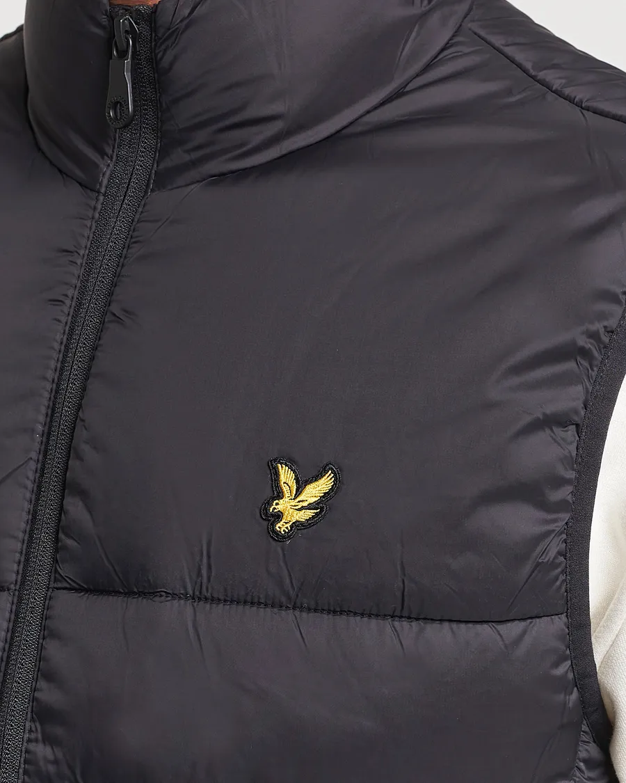 Lyle & Scott Wadded Gilet Jet Black