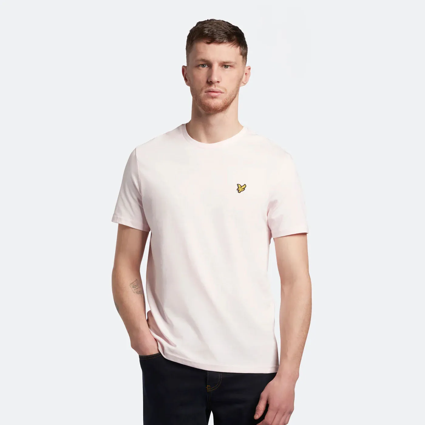 LYLE & SCOTT PLAIN TSHIRT LIGHT PINK
