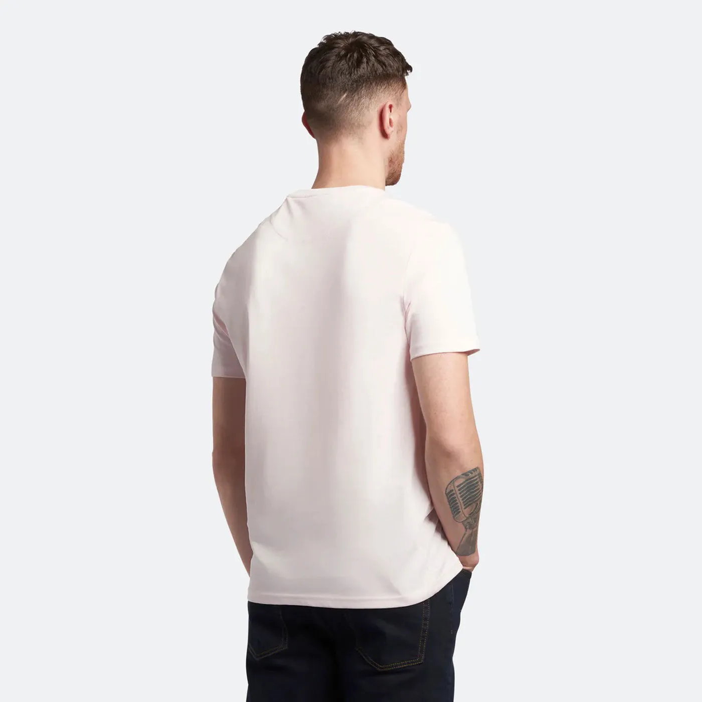 LYLE & SCOTT PLAIN TSHIRT LIGHT PINK