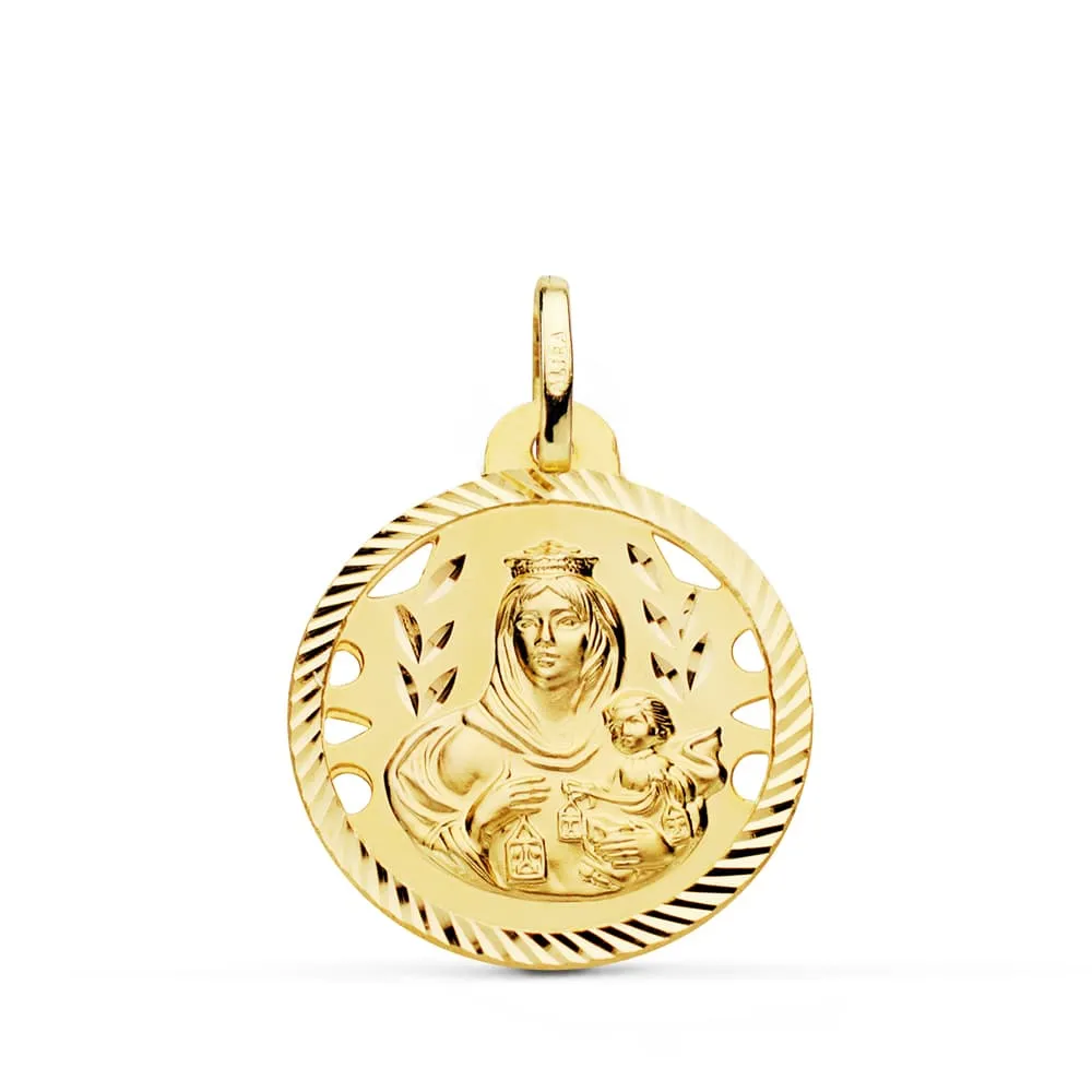 Medalla Escapulario Oro