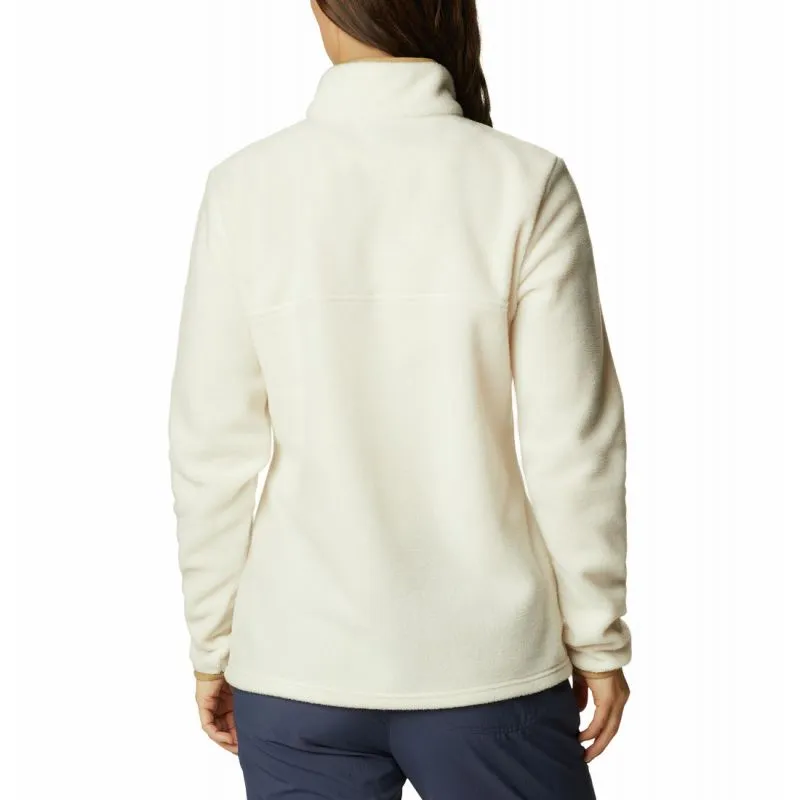 Media cremallera polar Columbia Benton Springs Half Snap (Chalk Beach) Mujer