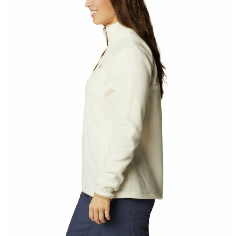 Media cremallera polar Columbia Benton Springs Half Snap (Chalk Beach) Mujer