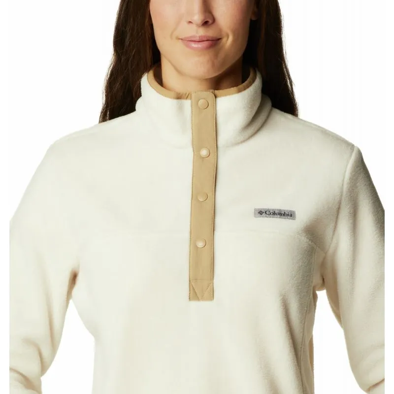 Media cremallera polar Columbia Benton Springs Half Snap (Chalk Beach) Mujer
