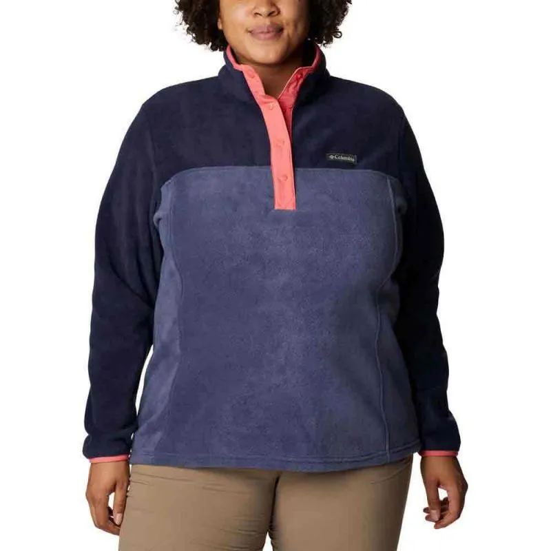 Media cremallera polar Columbia Benton Springs Half Snap (Nocturnal / Dark Nocturnal) Mujer