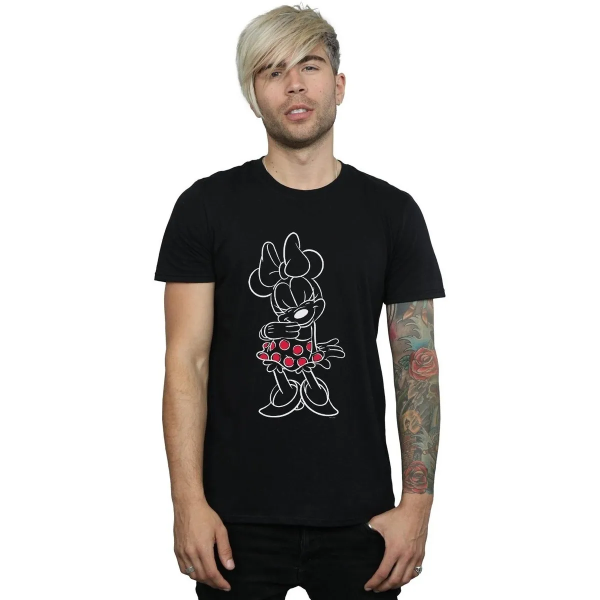 Minnie Mouse Outline Polka Dot