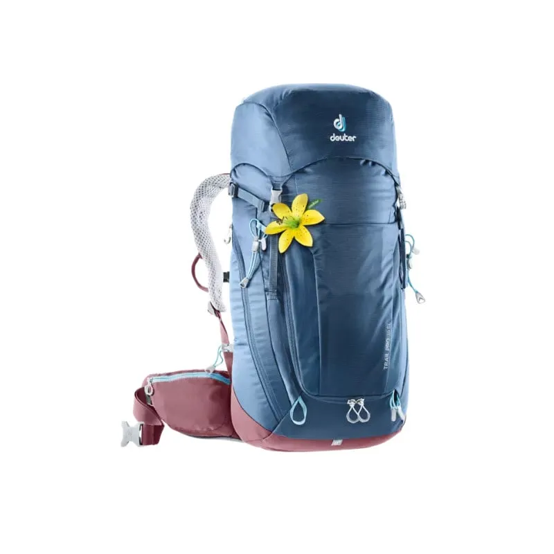 MOCHILA DEUTER TRAIL PRO 34 SL (MIDNIGHTMARON)  MUJER