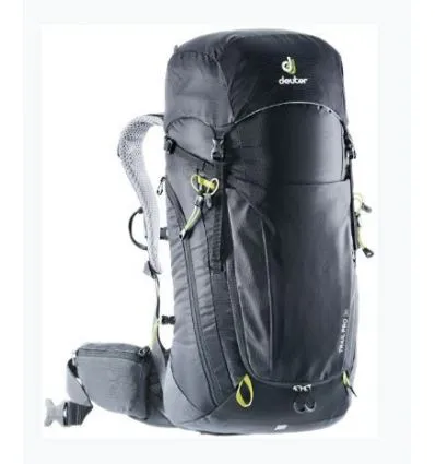 MOCHILA DEUTER TRAIL PRO 36 (BLACKGRAPHITE)