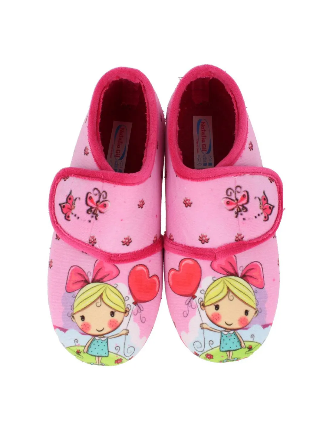 NATALIA  ZAPATILLA CASA CERRADA VELCRO MUñECA