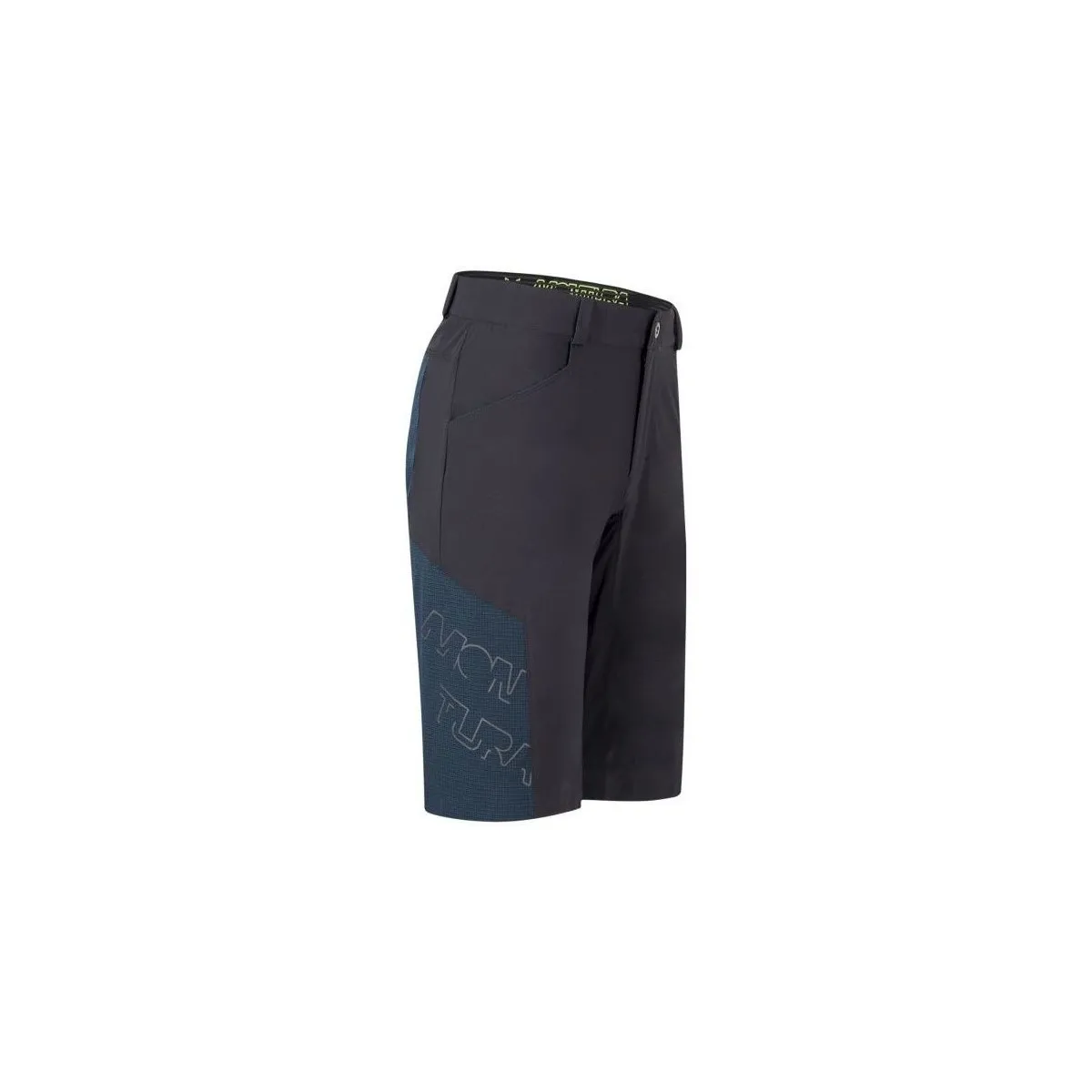 Pantalones cortos Land Hombre Ardesia/Giallo Fluo
