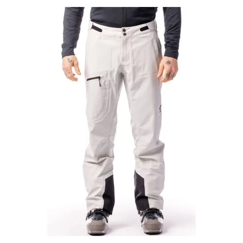 Pantalones de esquí de travesía para hombre Scott Pants Explorair 3L (Dust white)