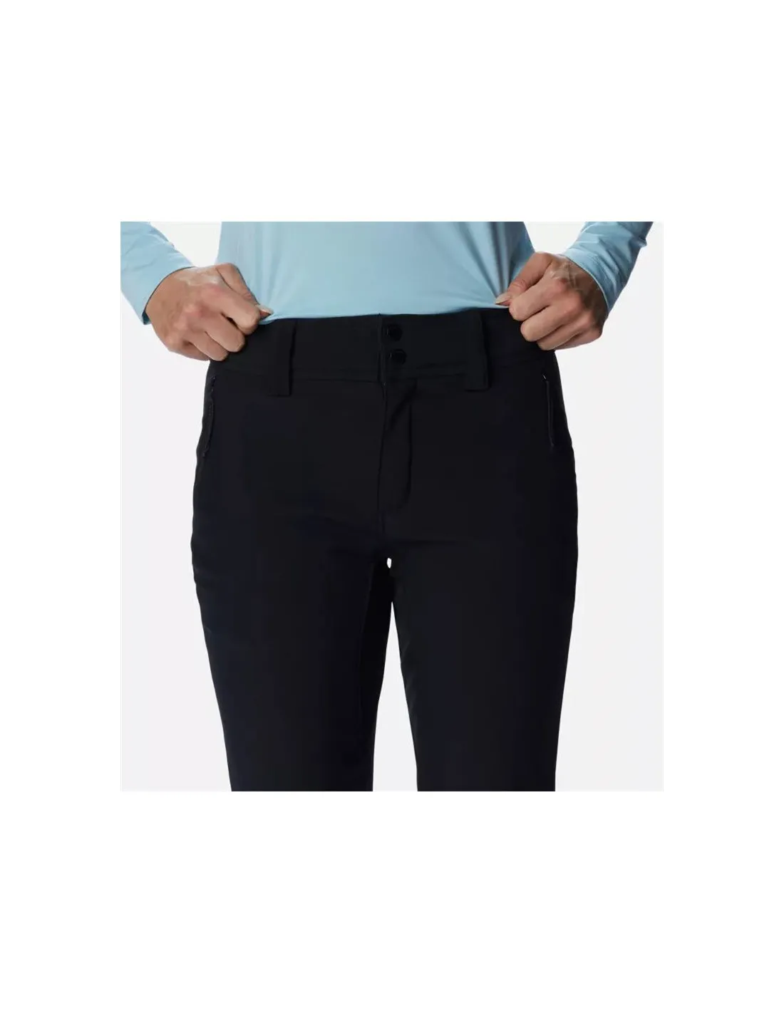 Pantalones de montaña Columbia Roffee Ridge IV negro Mujer