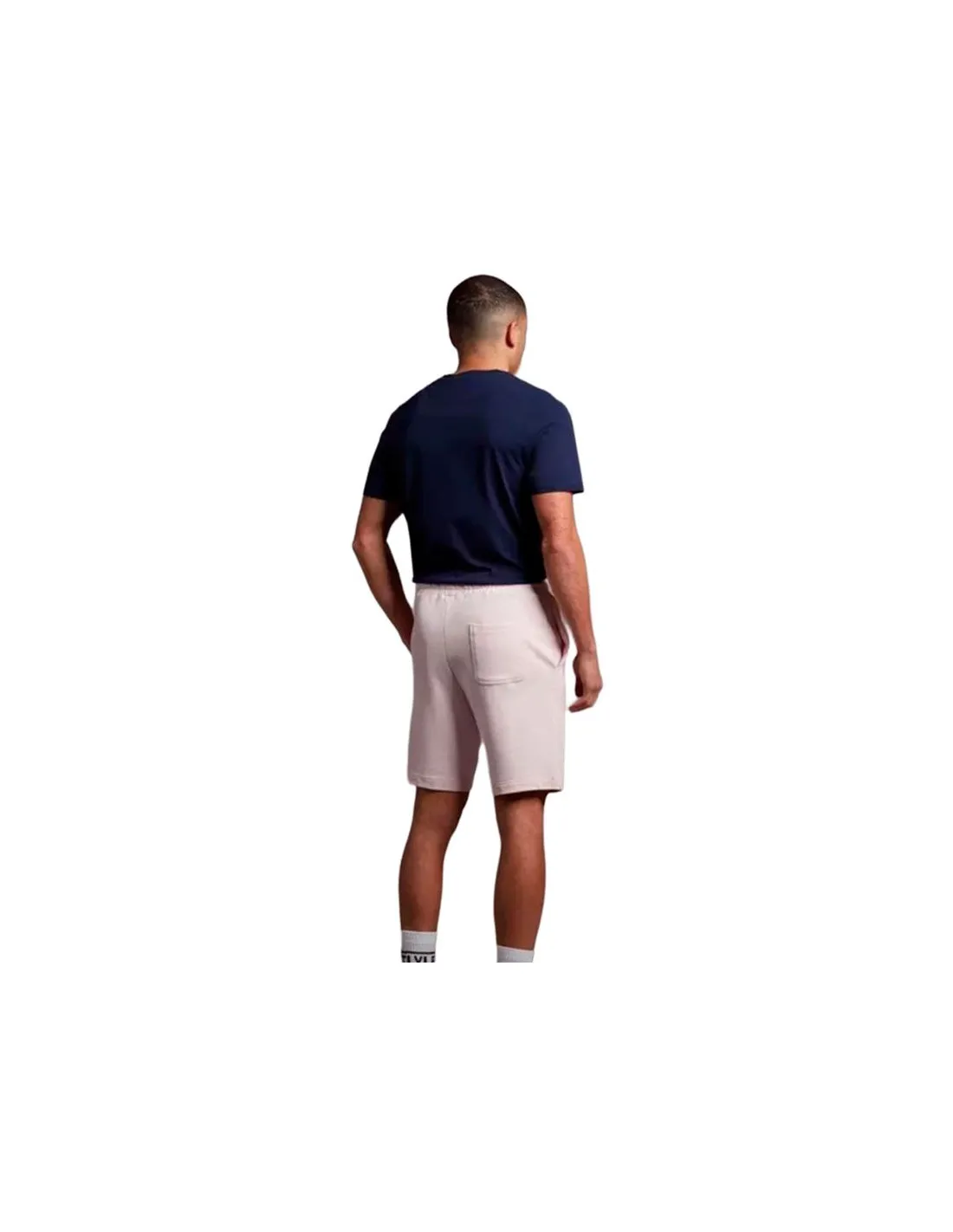 PANTALONES LYLE & SCOTT V1SWEAT SHORTS HOMBRE ROSA