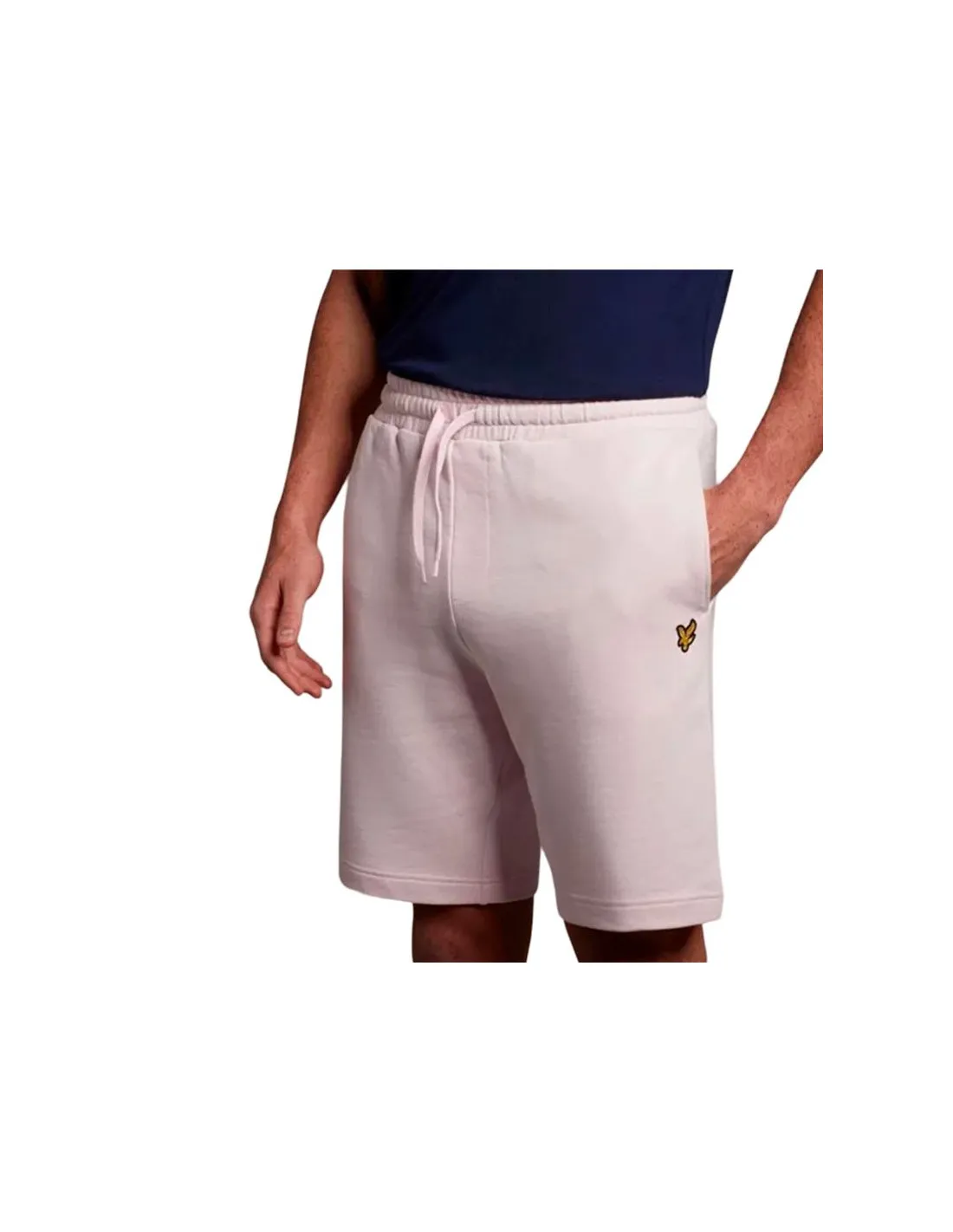 PANTALONES LYLE & SCOTT V1SWEAT SHORTS HOMBRE ROSA