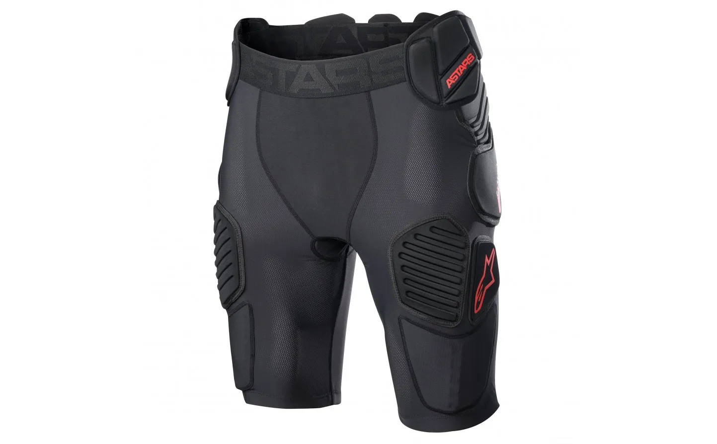 PANTALóN CORTO DE PROTECCIóN BIONIC PRO NEGRO ROJO |650752313|