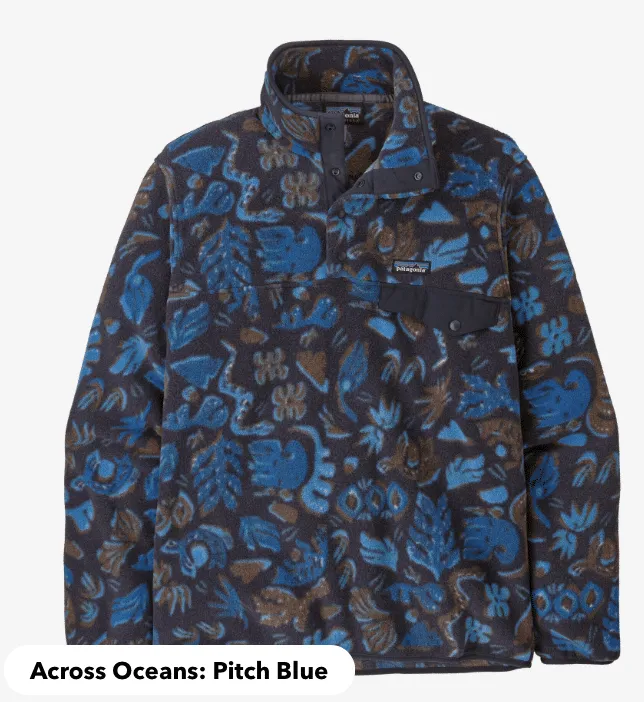 PATAGONIA LIGHTWEIGHT SYNCHILLA SNAPT FLEECE PULLOVER