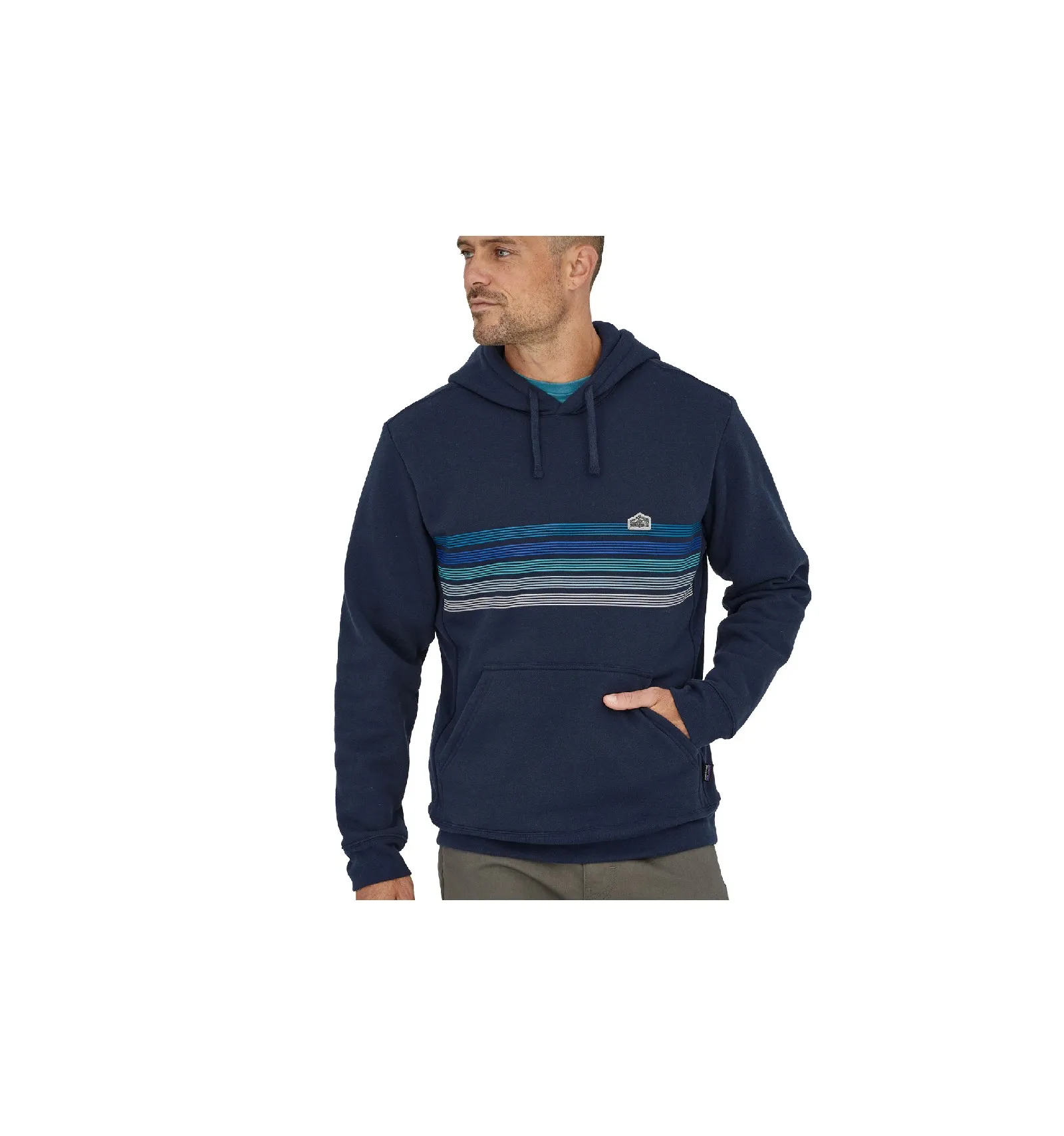 PATAGONIA LINE LOGO RIDGE STRIPE URPISAL HOODIE