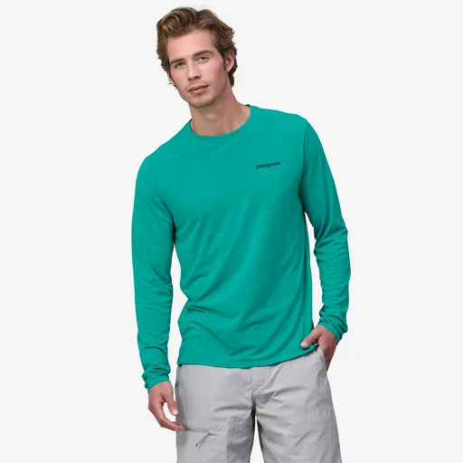 Patagonia Long Sleeved Capilene Cool Daily Graphic Shirt Waters