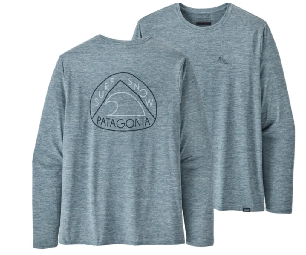 Patagonia Long Sleeved Capilene Cool Daily Graphic Shirt