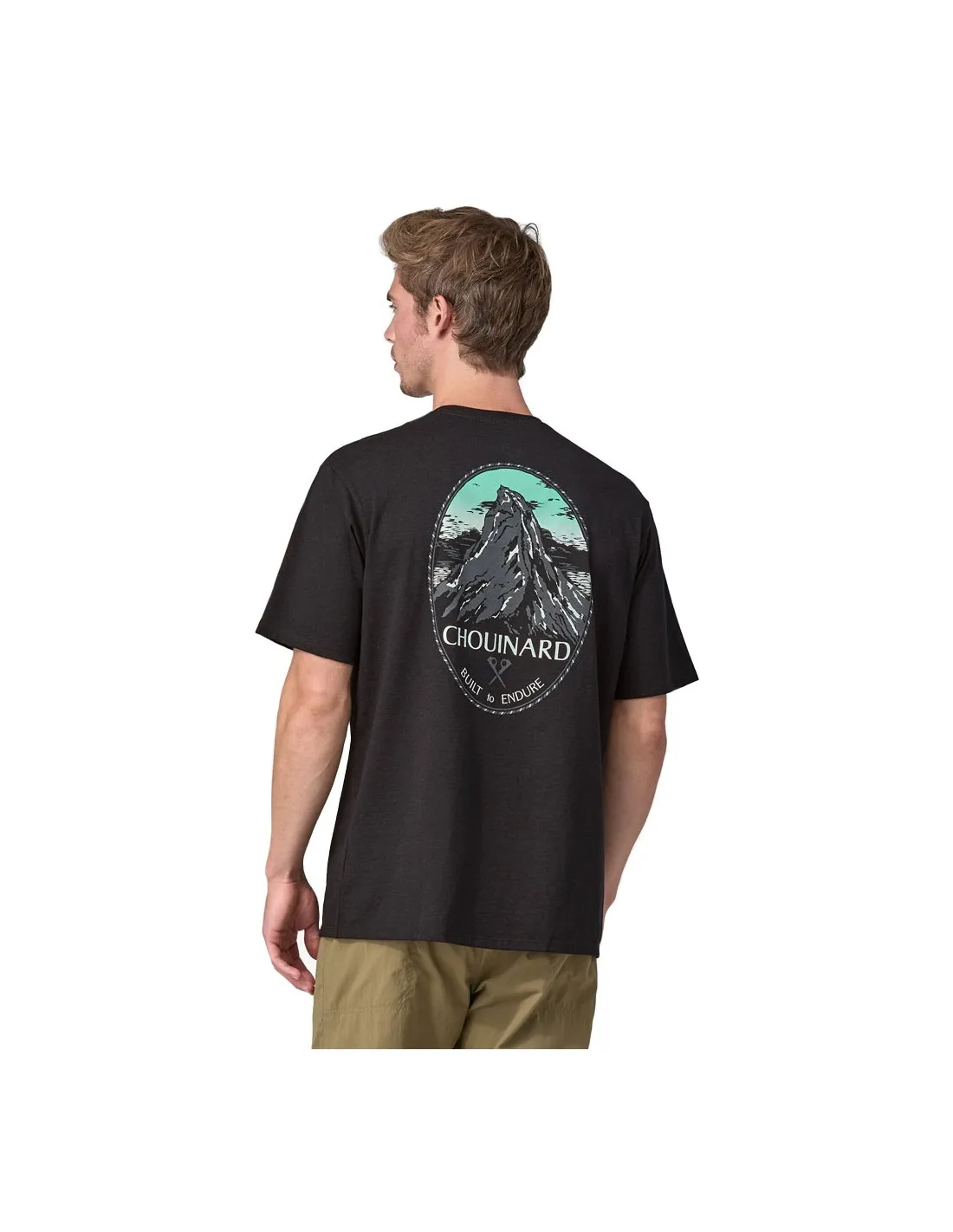 PATAGONIA M'S CHOURINARD CREST POCKET RESPONSIBILI TEE INK BLACK