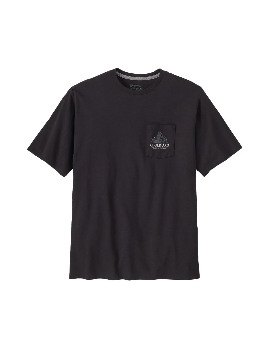 PATAGONIA M'S CHOURINARD CREST POCKET RESPONSIBILI TEE INK BLACK