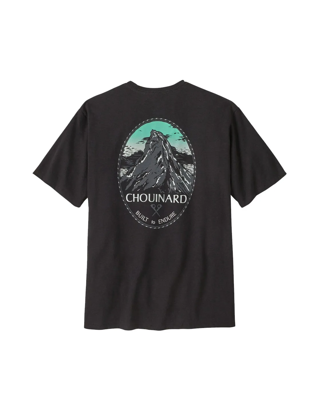 PATAGONIA M'S CHOURINARD CREST POCKET RESPONSIBILI TEE INK BLACK