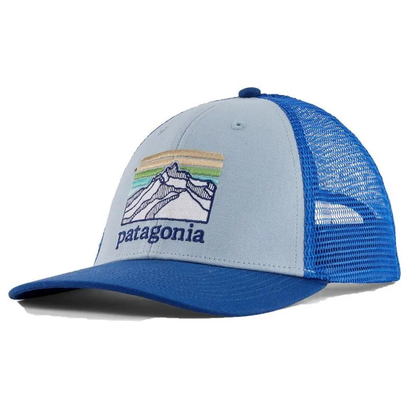 PATAGONIA P6 LOGO LOPRO TRUCKER HAT (STEAM BLUE)