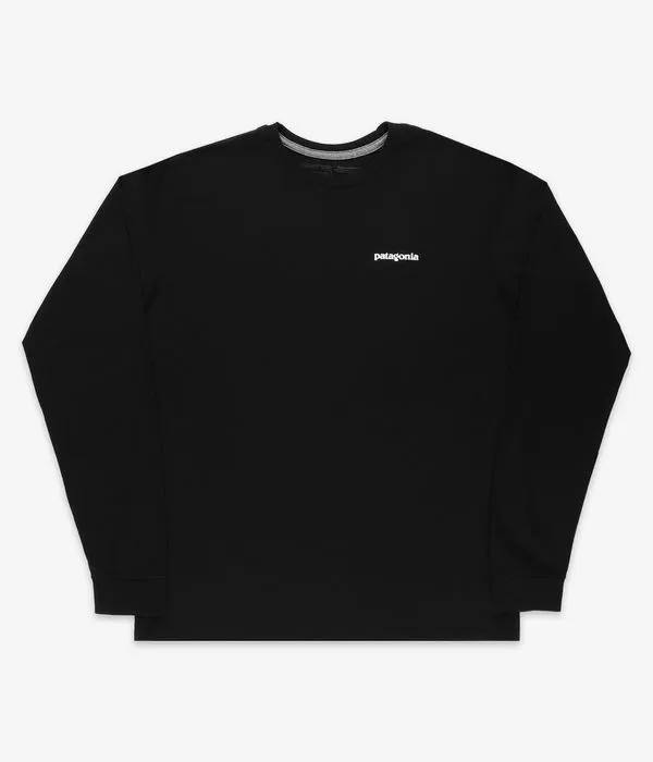 PATAGONIA P6 LOGO RESPONSIBILI CAMISETA DE MANGA LARGA (BLACK 2)