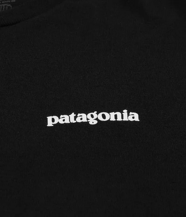 PATAGONIA P6 LOGO RESPONSIBILI CAMISETA DE MANGA LARGA (BLACK 2)