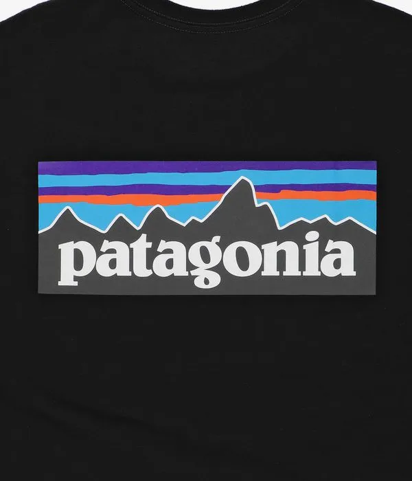 PATAGONIA P6 LOGO RESPONSIBILI CAMISETA DE MANGA LARGA (BLACK 2)