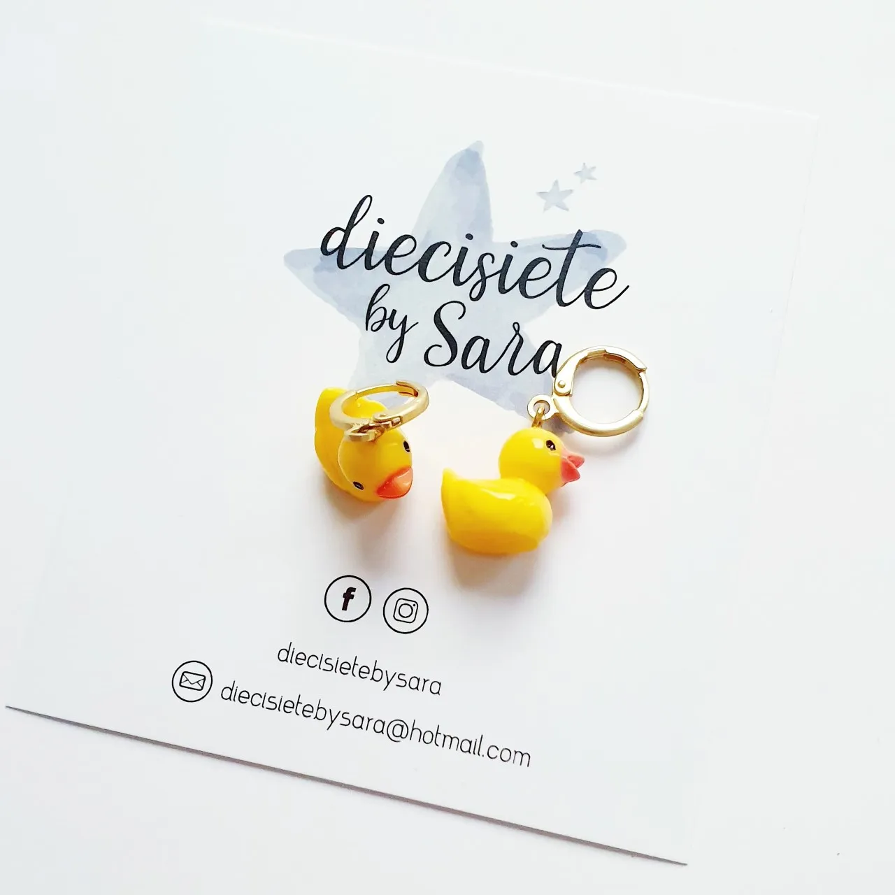 Pendientes Aro Patitos