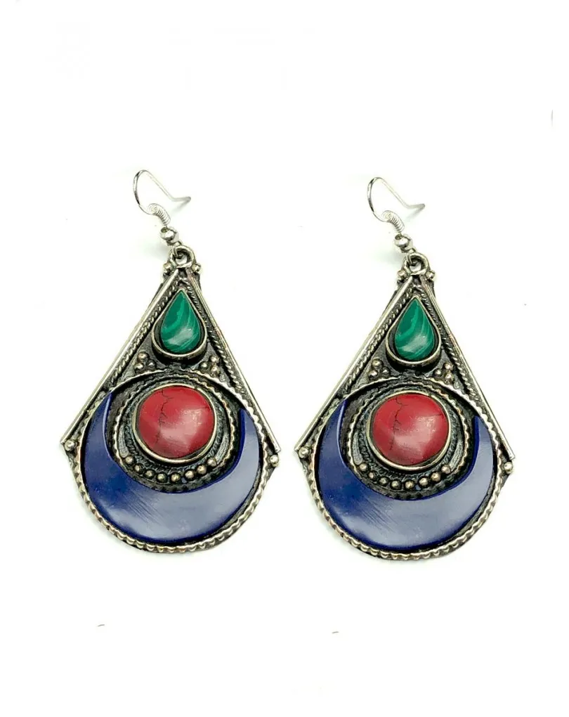 PENDIENTES BOHO DE NEPAL