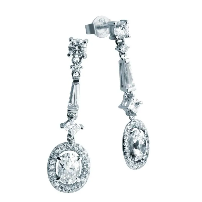 Pendientes Diamonfire colgantes