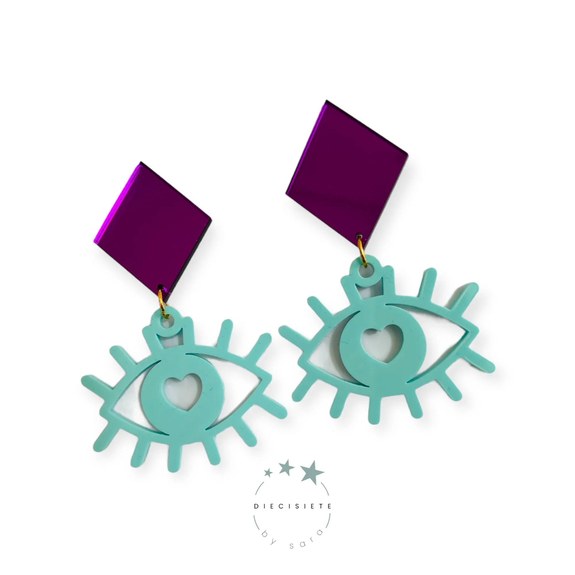 Pendientes Mirame Turquesa