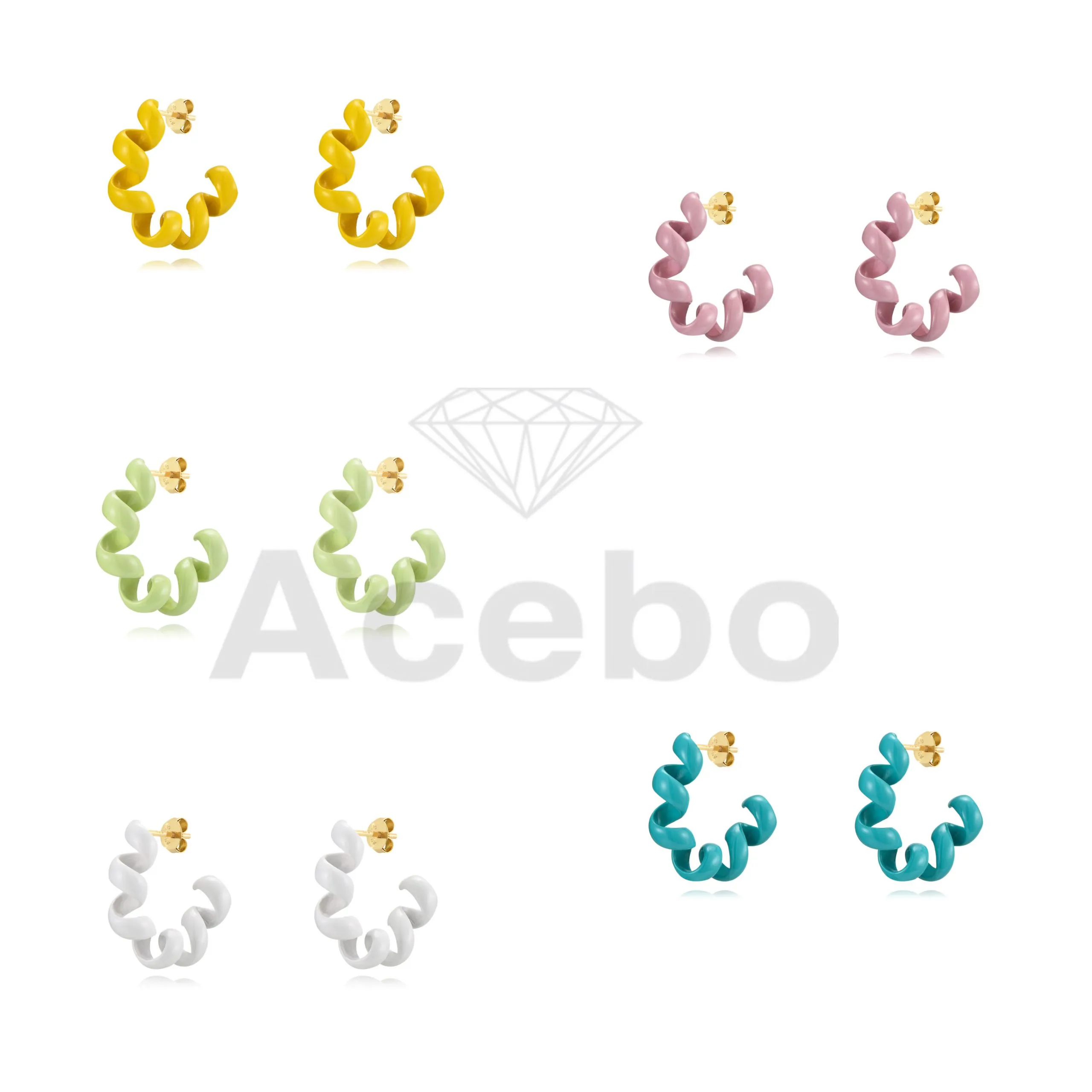 Pendientes Plata Emma Gold
