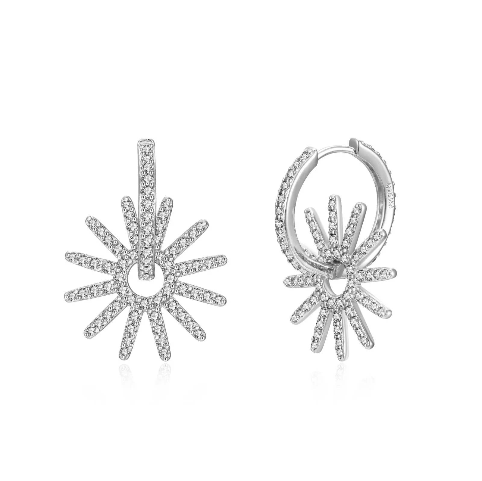 Pendientes Plata Helios