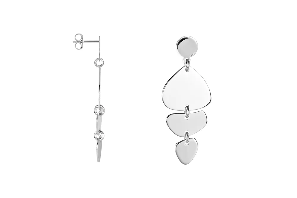 Pendientes Plata Hishi