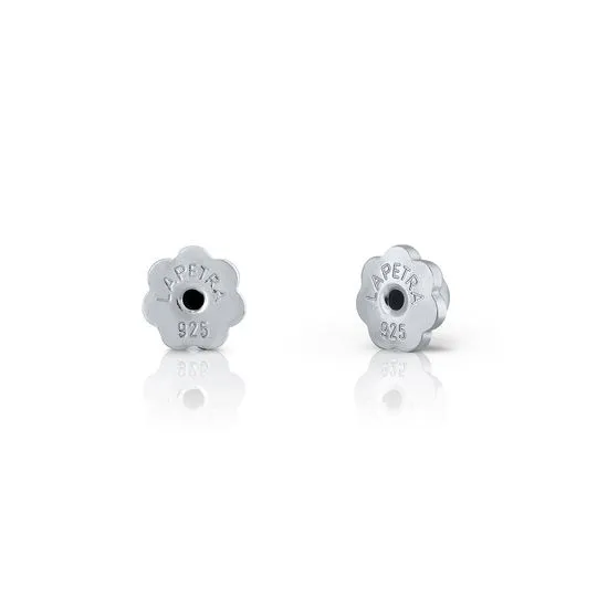 Pendientes Plata Tulipán Rosa