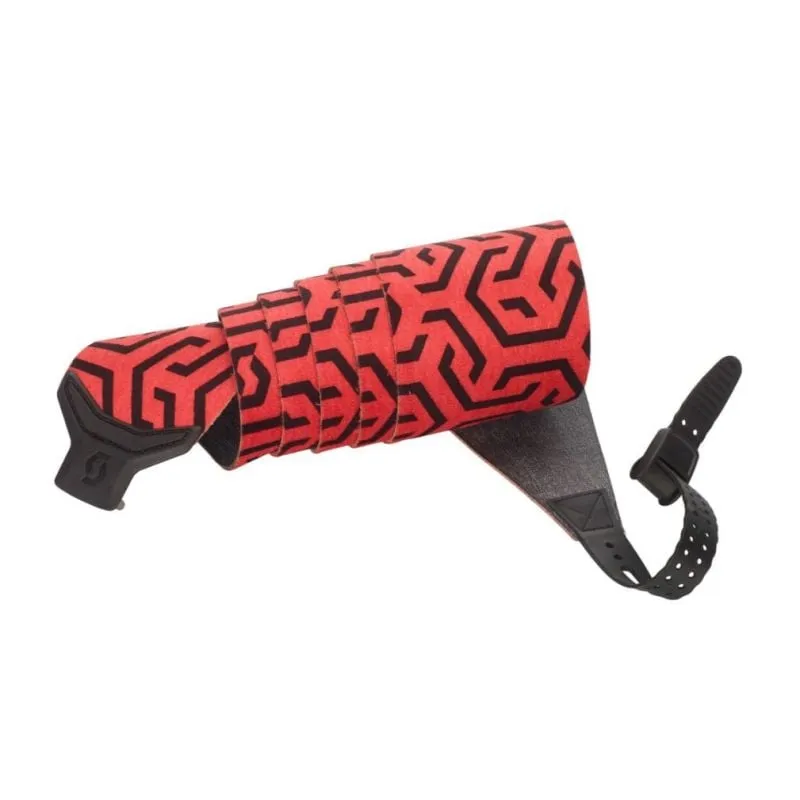 Pieles de esquí de travesía Scott Skin Pure Tour con gancho (rojo)