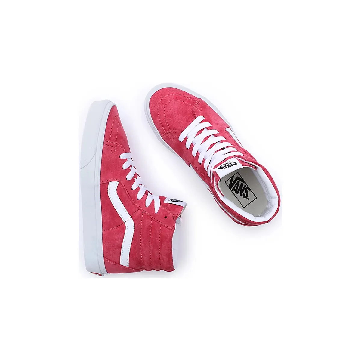 PIG SUEDE SK8HI VN0007NSZLD ROUGE