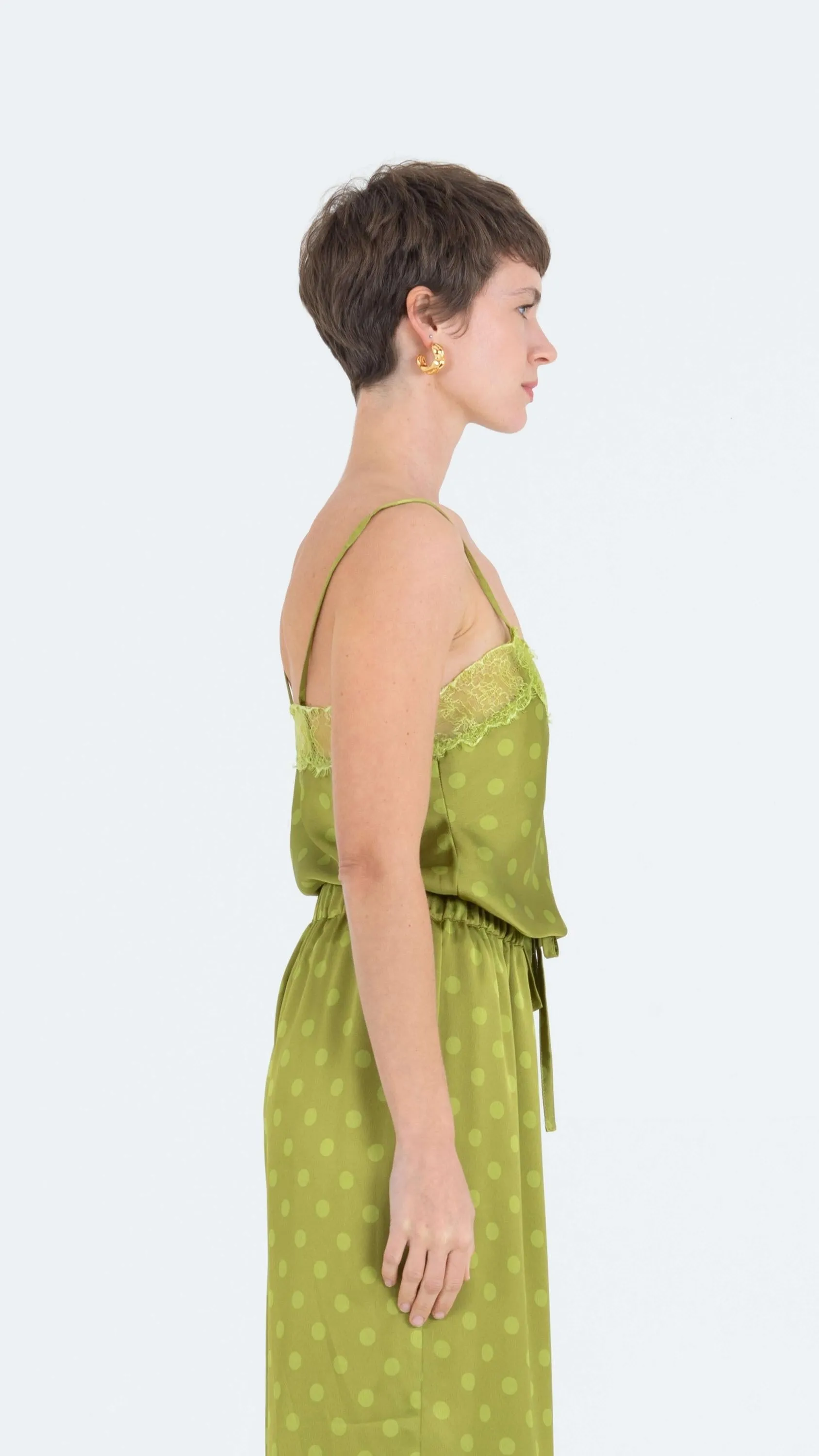 Polka dot camisole top