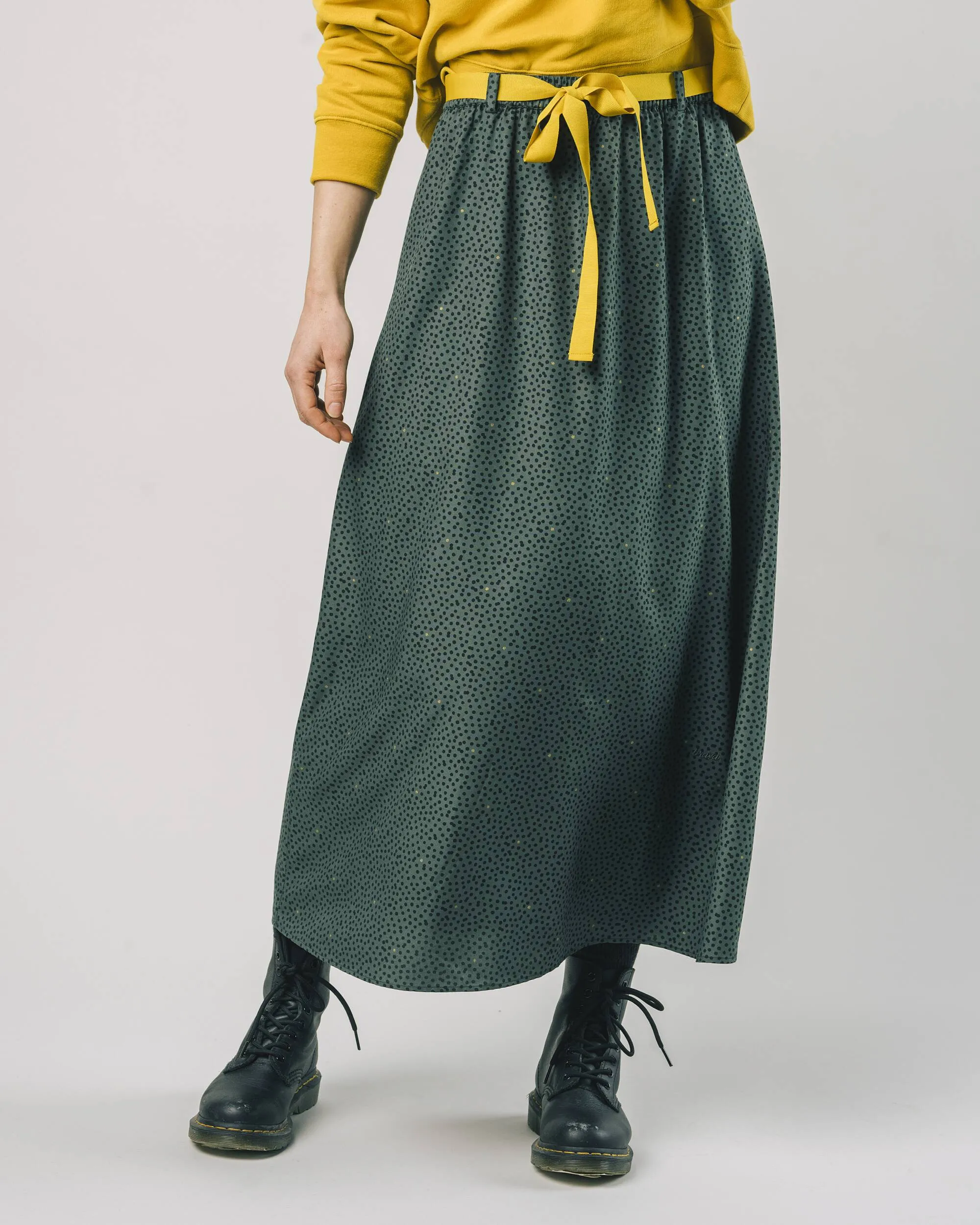 Polka Dot Skirt Green