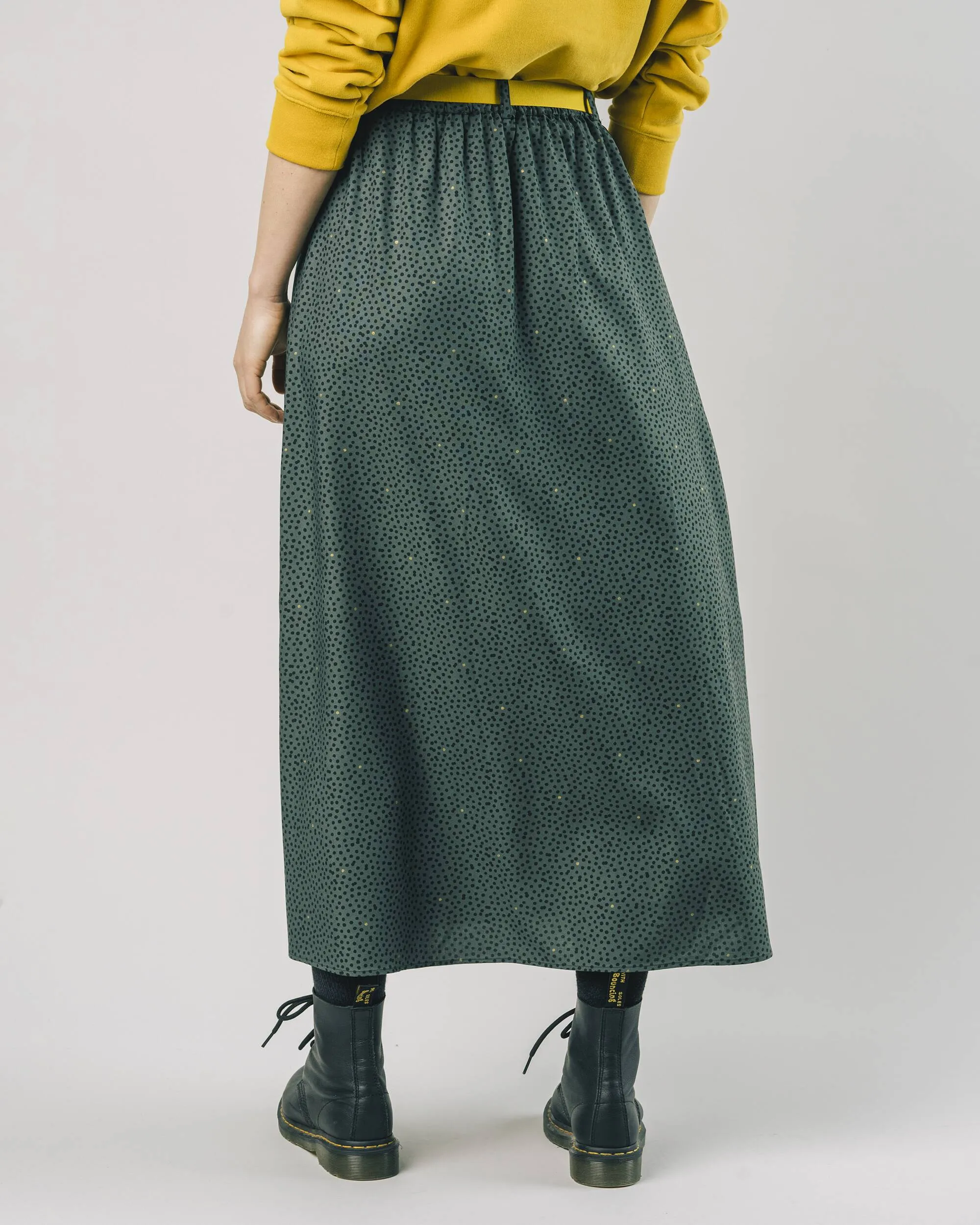 Polka Dot Skirt Green