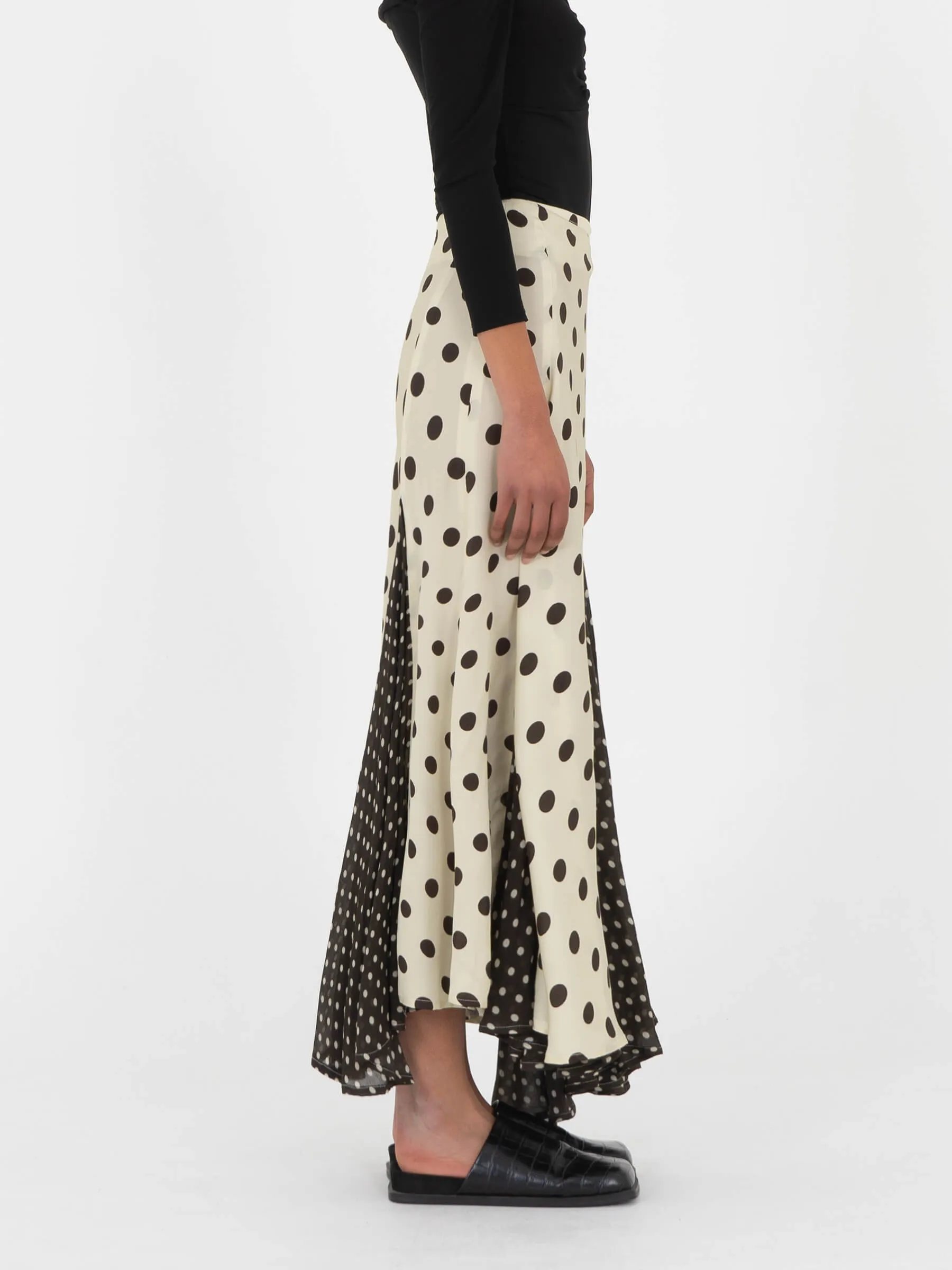 Polka dot skirt